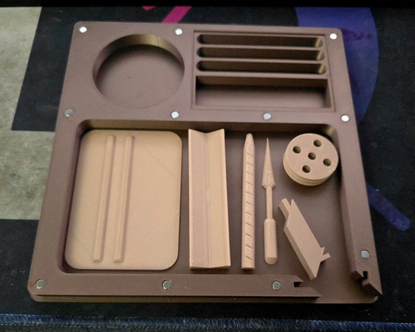 Rolling Tray with Tools - 3D Printing Files