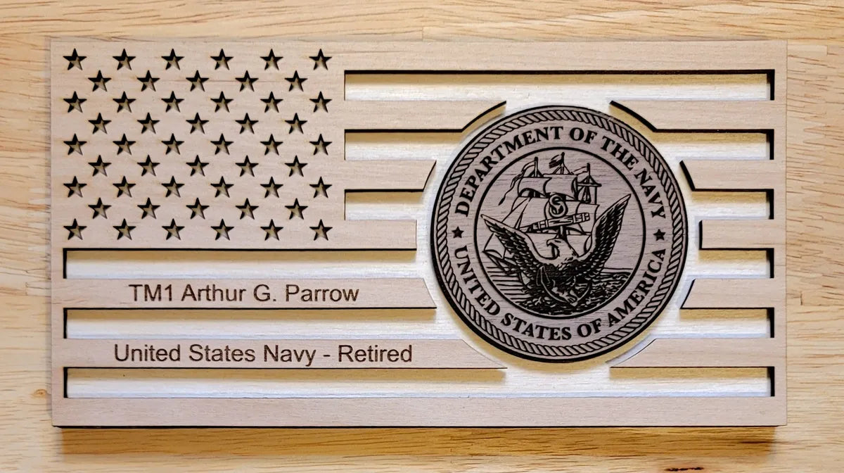 Military Service Flag Sign - Digital File